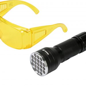 Detekčná sada UV svietidlo s ochrannými okuliarmi