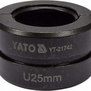 Náhradné čeľuste k lisovacím kliešťom YT-21735 typ U 25 mm