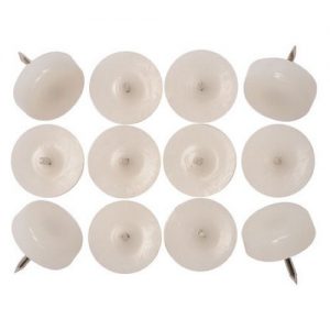 Podložky plastové s klincom 18 mm 12 ks