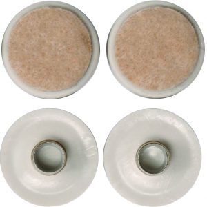 Podložky plastové s kolíkom 26 mm 8 ks