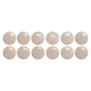 Podložky samolepiace pod nábytok biele 18 mm 12 ks
