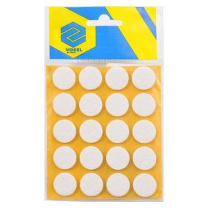 Podložky samolepiace pod nábytok biele 20 mm 20 ks