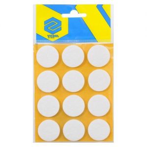 Podložky samolepiace pod nábytok biele 28 mm 12 ks