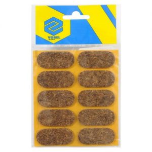 Podložky samolepiace pod nábytok hnedá 20 x 45 mm 10 ks
