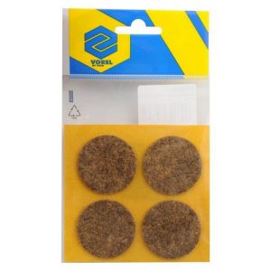 Podložky samolepiace pod nábytok hnedé 40 mm 4 ks