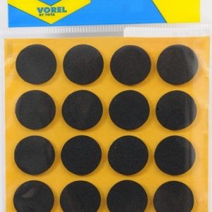 Podložky samolepiace pod nábytok čierne 10 mm 24 ks