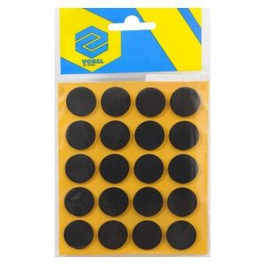 Podložky samolepiace pod nábytok čierne 20 mm 20 ks