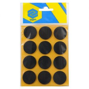 Podložky samolepiace pod nábytok čierne 28 mm 12 ks