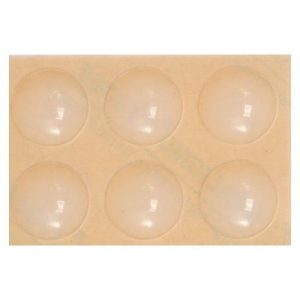 Podložky silikónové samolepiace pod nábytok 19 mm 6 ks