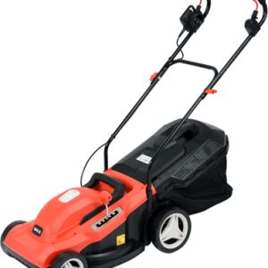 Elektrická kosačka na trávu 1800W šírka kosenia 38cm kôš 50L 3300 ot/min
